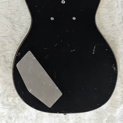 Vintage Silvertone 1444 Bass Guitar Danelectro USA Black w/Original Hard Case image 6
