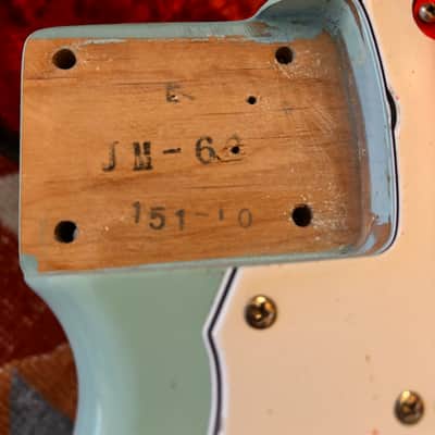 Fender  Jazzmaster  2002-2004 - Daphne Blue CIJ Q-Series image 14