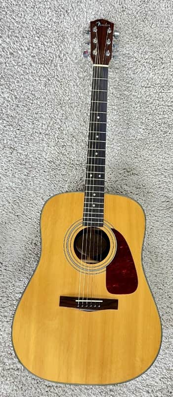 Fender トップ単 韓国製 DG21S ドレッドノート Fender Model DG21S Solid Spruce Top 1990s Korean Made | Reverb