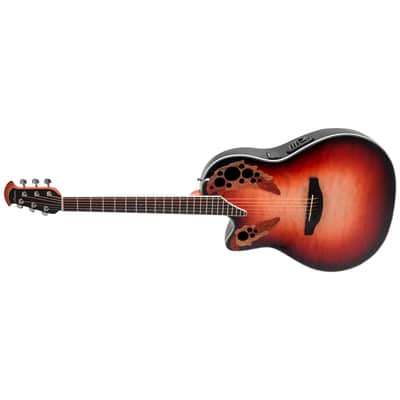 CE44LX 1R G E-Acoustic Guitar Celebrity Elite Plus Mid Cutaway LH Ovation image 2
