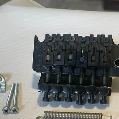 2010's Era Used FRT-01000 1000 Series Licensed Floyd Rose Black Guitar Tremolo Bridge & Arm image 4