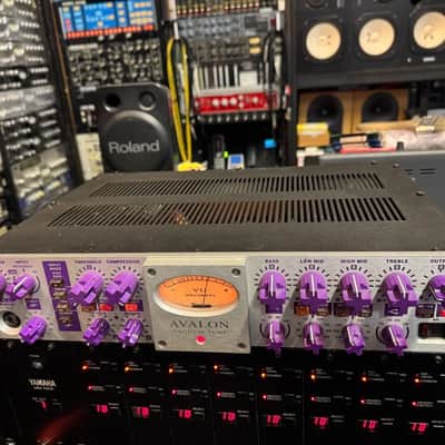 Avalon VT-737 Channel Strip 1990s - Purple Knobs Mic Pre EQ Compressor Rack //ARMENS// image 3