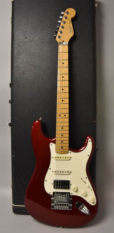 1987 Fender Standard Stratocaster USA Candy Apple Red w/HSC image 1
