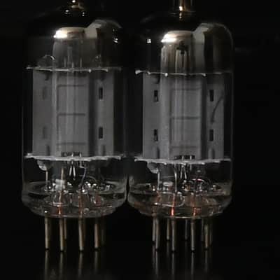 2x 1960's Tungsol 12AX7/ECC83 Top Ring Getter USA Made  Amplitrex Tested Tube image 3