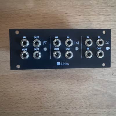 Links 1u Redesign Black Panel pro build ( Intellijel 1u format) Mutable Instruments clone image 2
