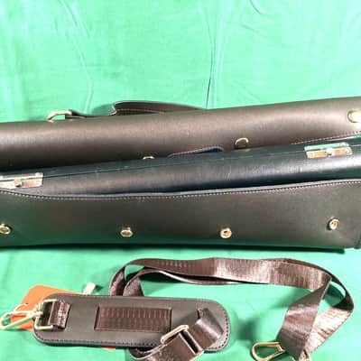 B Foot French Flute Case Cover-Gig Bag-Black Pleather-w/Handle and Strap-Classy! image 3