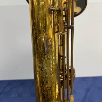 Vintage H. Couf Superba I Eb Pro Bari Baritone Sax Saxophone Made in Germany 1976 image 22