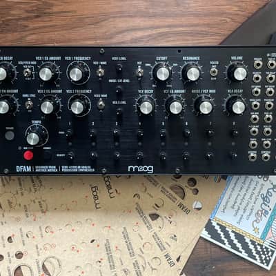 Moog DFAM Drummer From Another Mother Semi-Modular Analog Percussion Synthesizer 2018 - Present - Black/Wood image 3