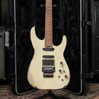 Jackson Custom Shop Special Edition PC1 Phil Collen Signature HSS FR84 Electric Guitar - Nitro Tour Relic Vanilla Shake with Hardshell Case image 18