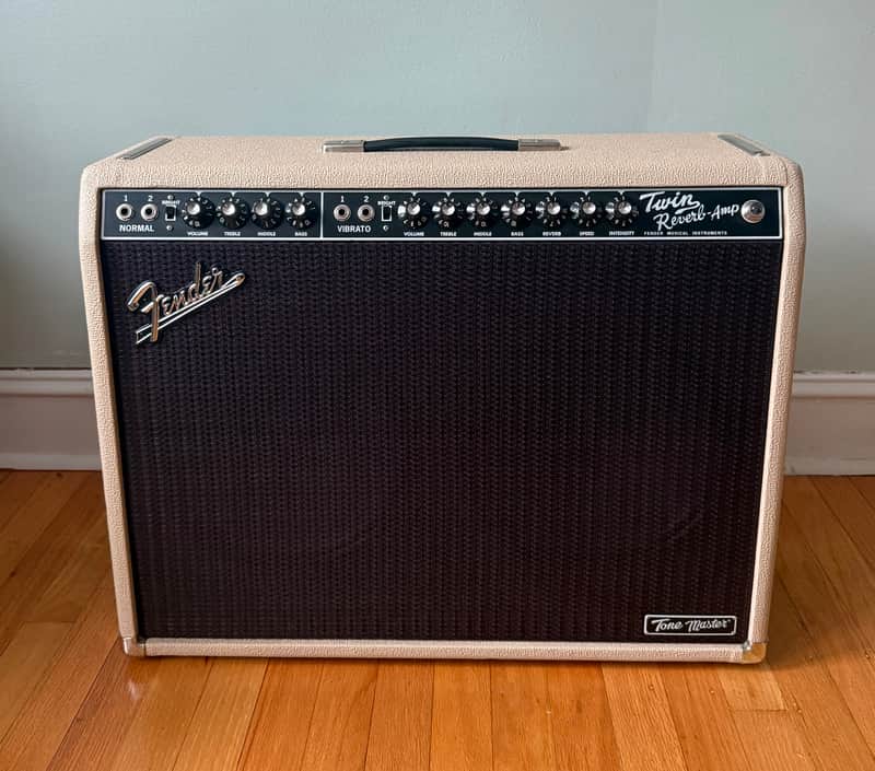 Fender Tone Master Twin Reverb 2-Channel 85-Watt 2x12" Digital Guitar Combo 2020 - Present - Blonde image 1
