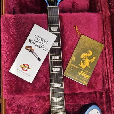 2000 Gibson Custom Shop Firebird V Pelham Blue image 18