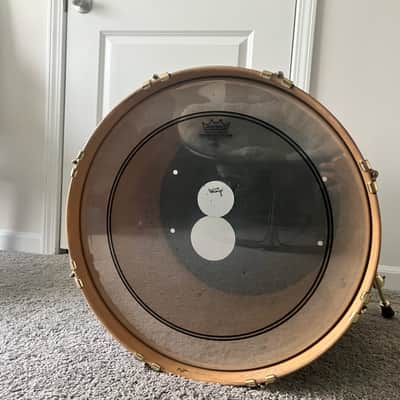 UNIQUE 20x16.5 DW North American Hard Rock Maple Bass Drum 1999 - Black image 2