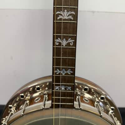 Vintage Gretsch Broadkaster Neck with Orchestrella Body 4-String Tenor Banjo with Resonator and Case image 7