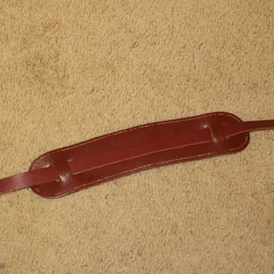 1960's  Vintage Leather Strap and bonus MIJ curly cable image 3