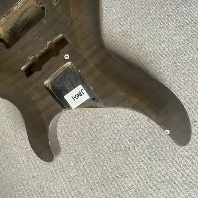Tiger Maple Top 4 String Bass Basswood Body image 7