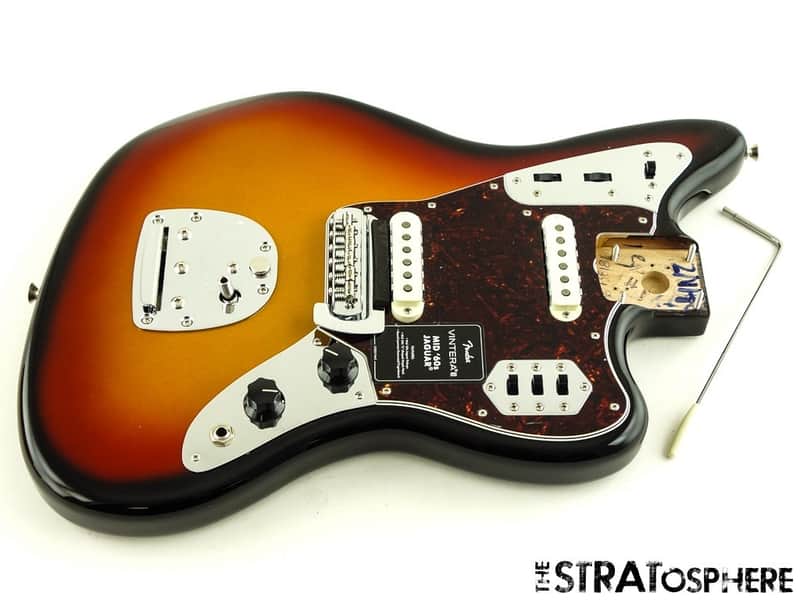 Fender Vintera III Mid 60s Jaguar LOADED BODY Alder Guitar Sunburst 3TS image 1