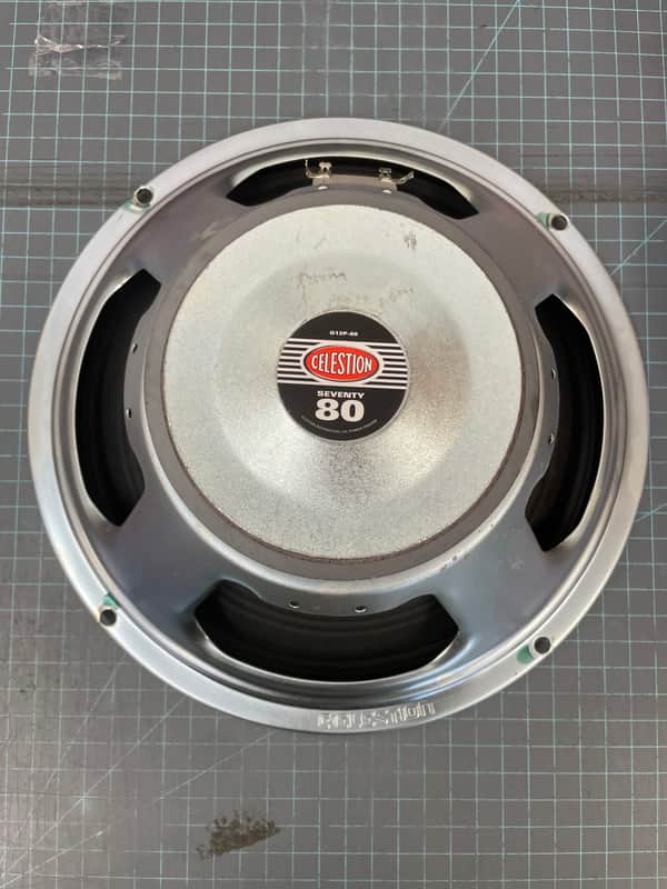 Celestion G12P-80 12" 80-Watt 16ohm Guitar Amp Speaker 2020s - Silver image 1
