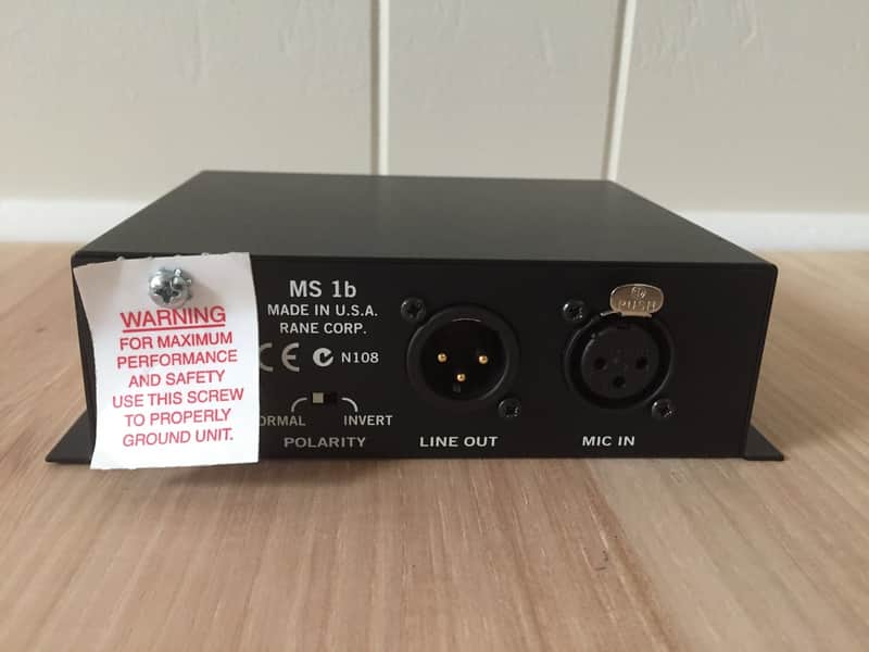 Awesome Rane MS1b Microphone Preamp Made in USA w/ RS 1 Power