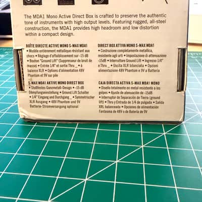 Samson MDA1 S-Max Series Mono Active Direct Box 2010s - Blue image 4