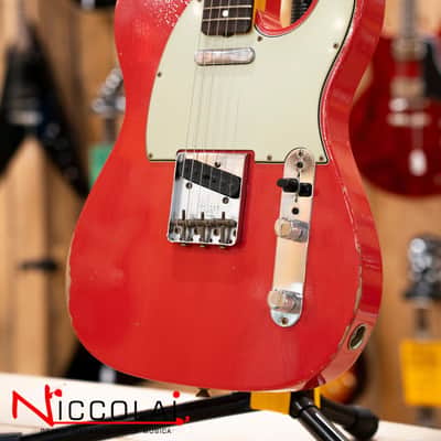 Fender Custom 1964 Telecaster Relic Aged Fiesta Red image 3