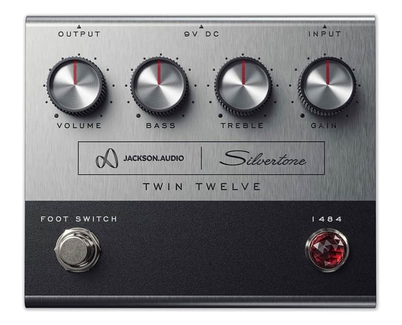 NEW Jackson Audio 1484 Twin Twelve Pedal - Silver / Black, In Stock, Ships Ultra Fast! Support Small Biz and Buy Here! image 1