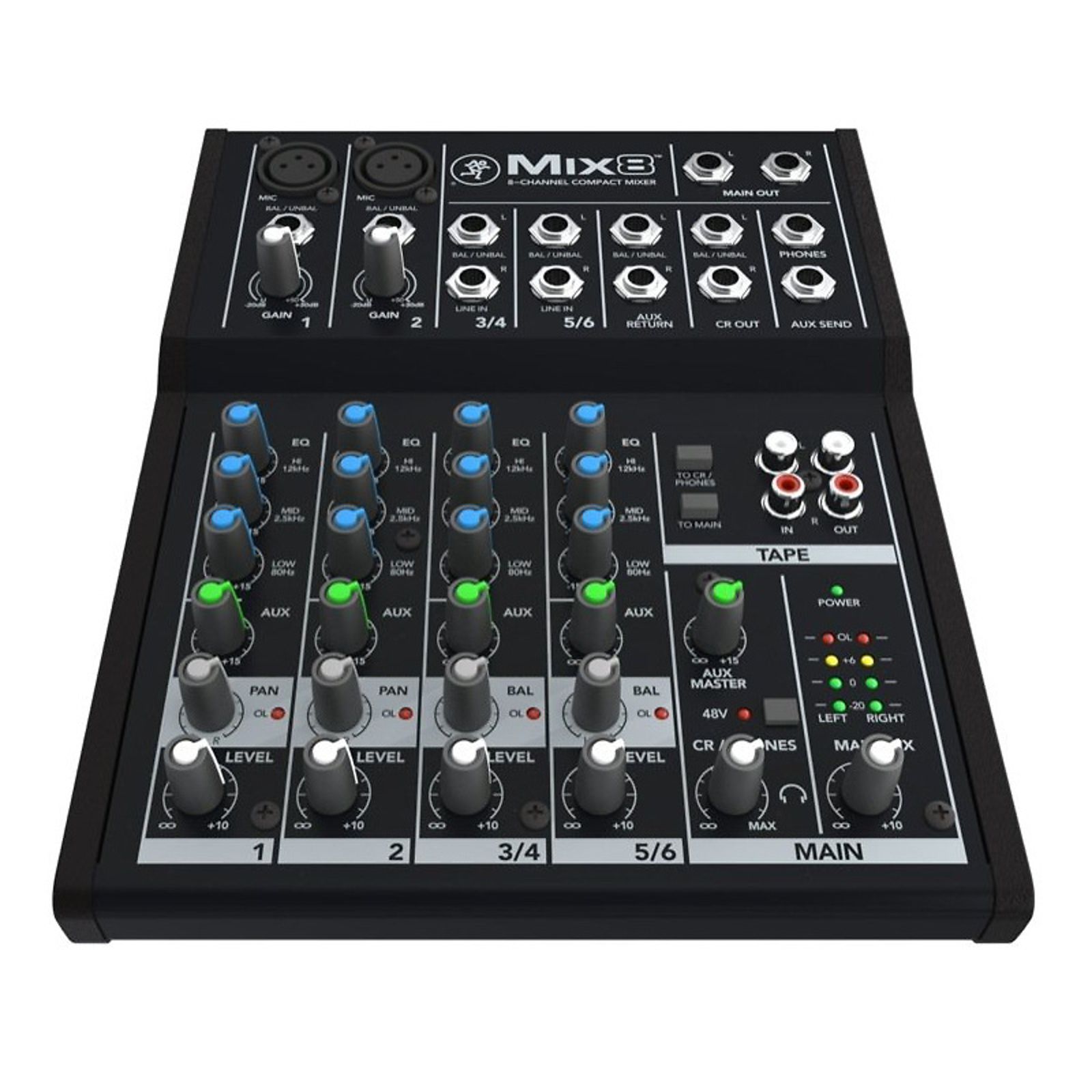 Mackie Mix8 8-Channel Compact Mixer | Reverb
