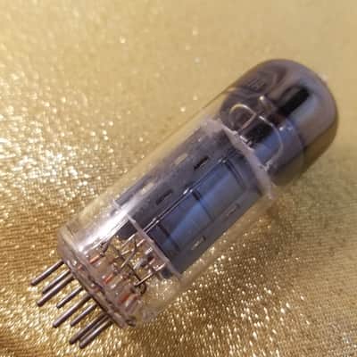 Tung-Sol Matched Pair (2) 12BH7A tNOS AT1000 TESTED Vacuum Tubes black plate 12BH7 dual triode 1950-1960 image 21