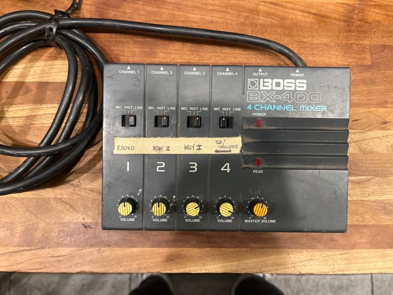 Boss BX-400 4-Channel Mixer 1980s - Black image 1