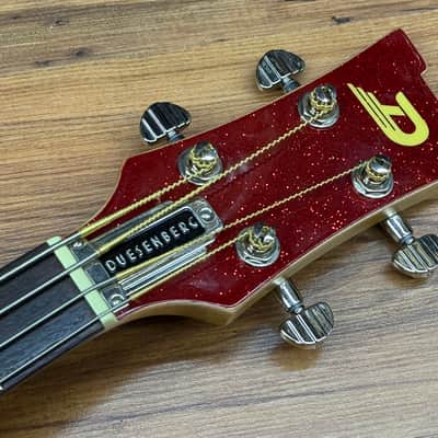 Duesenberg Kavalier Bass - Red Sparkle image 11