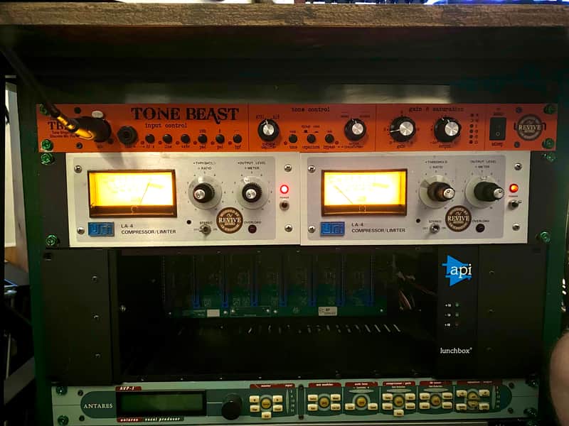 Revive Audio Modded Urei LA-4 Compressor Limiter Pair 1980s - Silverface image 1