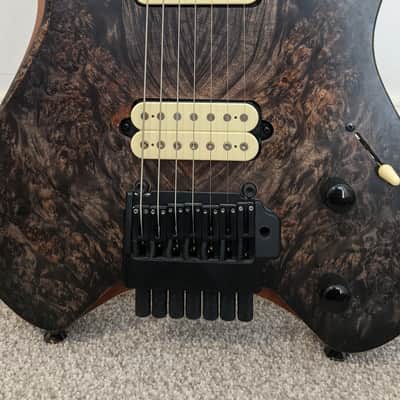 Custom USA 7 string Headless Kiesel Vader with Hipshot/Kiesel Tremolo System (2017) image 5