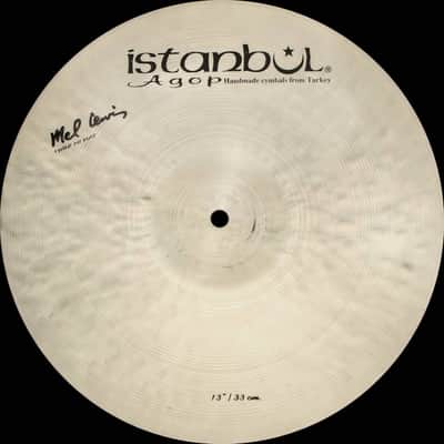 Istanbul Agop Mel Lewis 13" 1982 Hi-Hat 755/855 g image 3