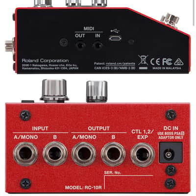 Boss RC-10R Rhythm Loop Station 2019 - Present - Red image 4