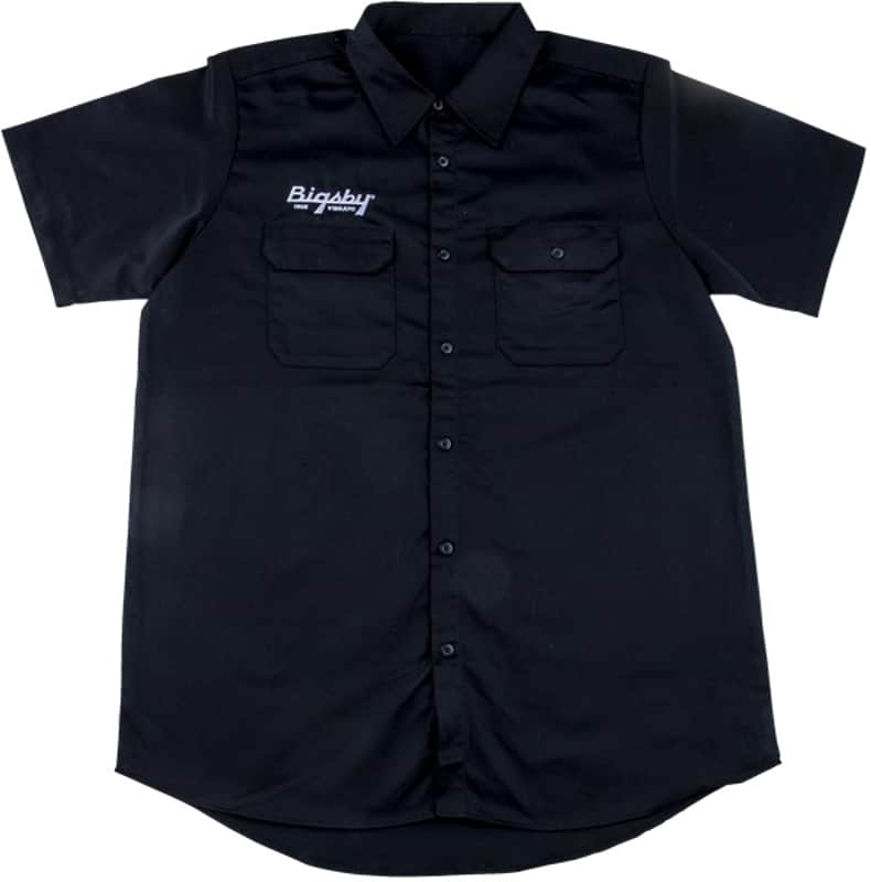 180-8897-706 Bigsby Logo True Vibrato Work Guitar Shirt XL image 1