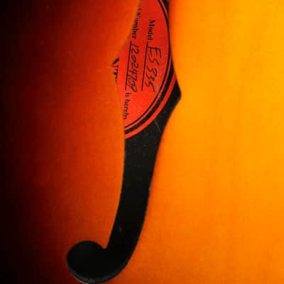 Gibson ES-335 Semi-Hollow Electric Guitar Vintage Sunburst 2014 Pre-Owned image 8
