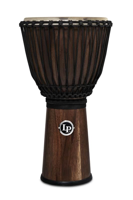 LP LP799-SW 12-1/2"-Inch Rope Tuned Siam Walnut Djembe image 1