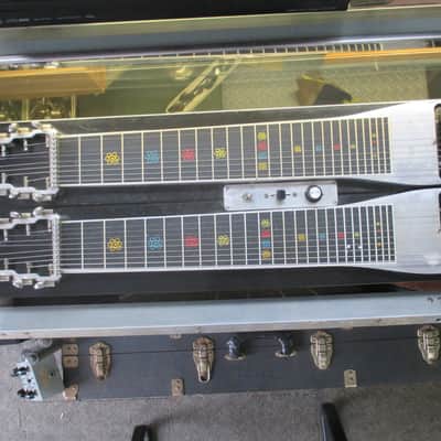 1968 Emmons D 10 Double Neck Push Pull Steel Guitar 8 Pedals 6 Knee Levers image 2