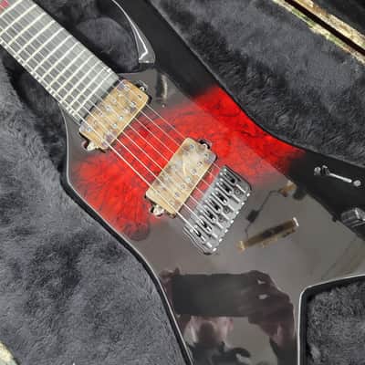 Guerilla TR-7 Custom Multi-Scale 7-String Guitar - Skarr Plasma image 4