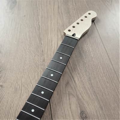 Telecaster Compatible Rosewood and Maple Neck 22 Fret Jumbo Satin image 4