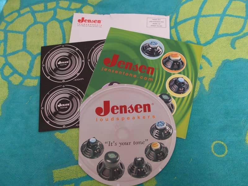 Jensen Loudspeakers catalog brochure stickers speakers ZCD image 1