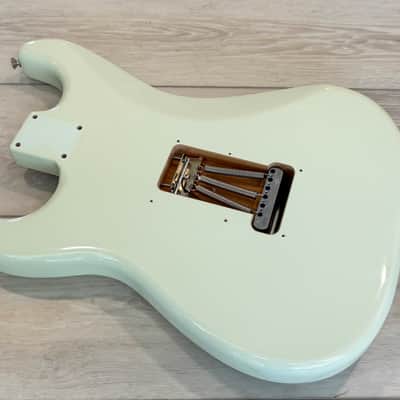 2018 Fender Classic Player 60 62 RI Stratocaster Sonic Blue Body with Original Tremolo image 10