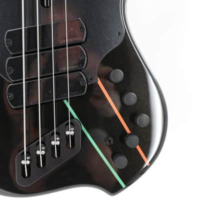 Dingwall Guitars John Taylor Signature 4-string Electric Bass - Gloss Metallic Black image 3