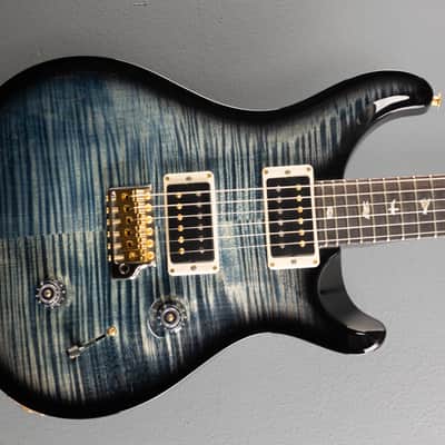 Paul Reed Smith Custom 24 10 Top - Faded Whale Blue Wraparound Smokeburst image 1