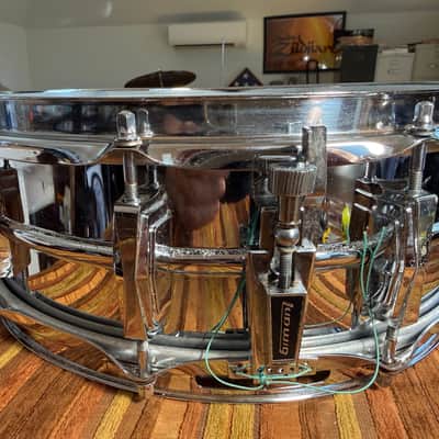 Ludwig Supraphonic  14”x51/4” 1969 - Chrome over seamless aluminum shell image 3
