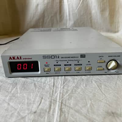 AKAI SG01k GM Sound Module New internal battery!! w/ power supply image 2