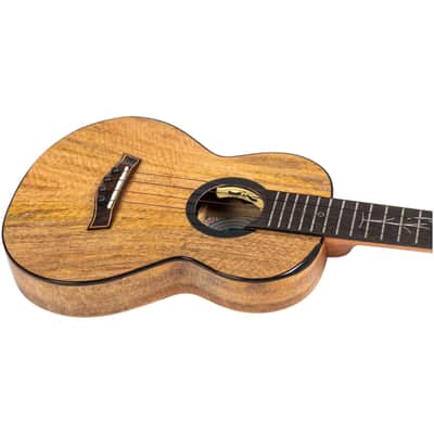 Flight SONGBIRD MANGO EQ-A Royal Series Solid Mango Top Mahogany Neck 4-String Tenor Acoustic-Electric Ukulele w/Gig Bag, Pickup & Humidifier image 10