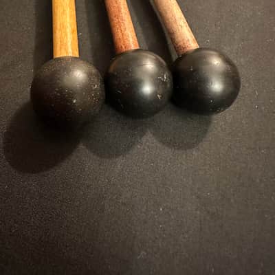 Mike Balter 10AB Unwound Series 7/8" Hard Phenolic Mallets, Birch, 3 Mallets - MINT Bild 6