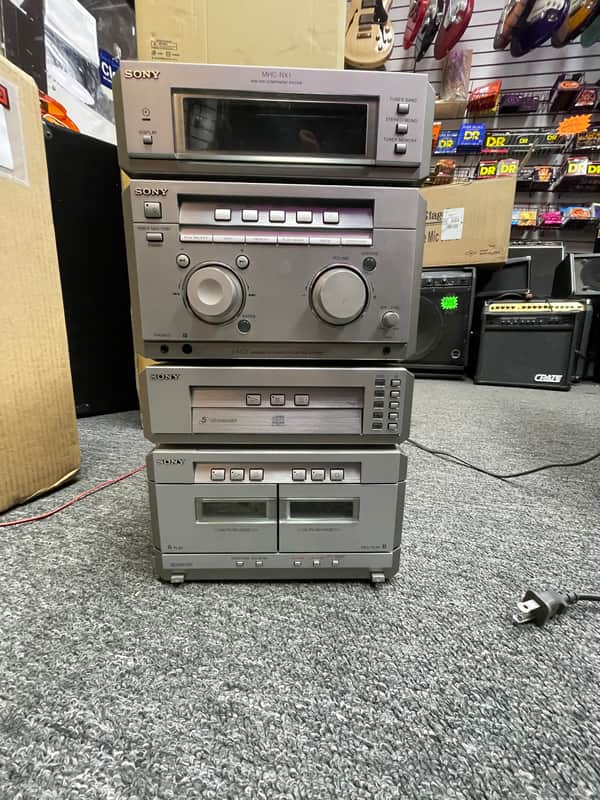 Sony MHC-NX1 HiFi Component System - Silver