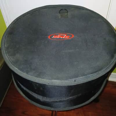 1990s Pearl Free Floating Floater Snare Drum All Maple SKB Case 14 x 5 image 7