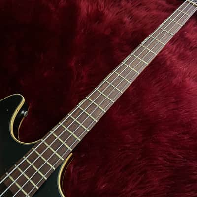 c.1960s Kay / Truetone K-592 Hollow Body Vintage Bass "Sunburst" image 4